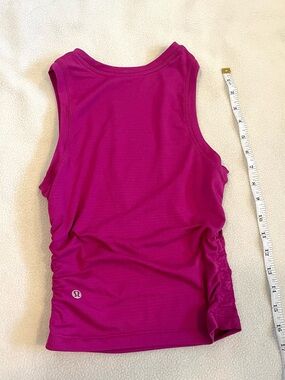 lululemon athletica Women's Ruched Tank Top - Fuchsia